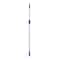 Unger Unger Connect & Clean Telescoping 4-8 ft. L X 1 in. D Aluminum Extension Pole Silver/Blue 962720 - alternate 1